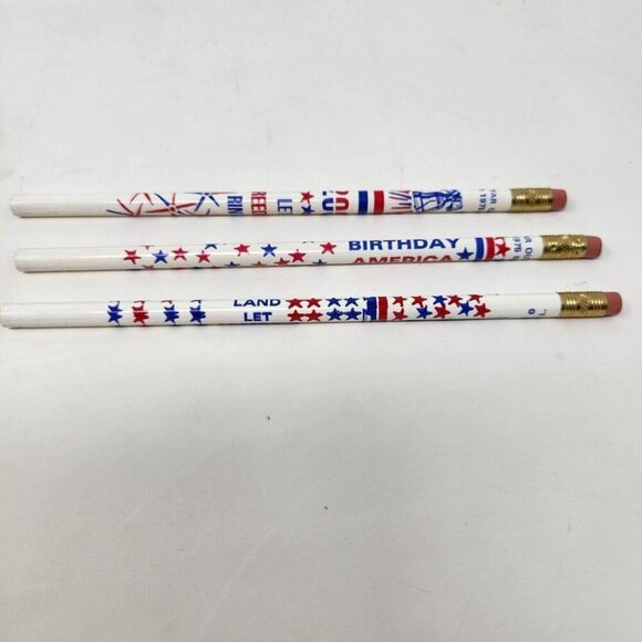 15 Vintage American 1776 Pencils Nadeau Enterprises No. 2 Wallace Made in USA - Picture 4 of 10